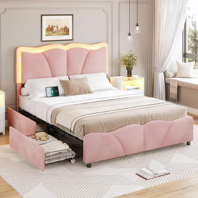 MSmask Upholstered Beds